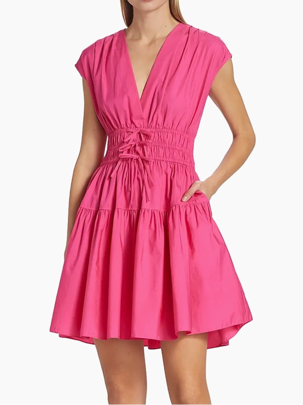 Derek Lam 10 Crosby - Tora V-Neck Dress